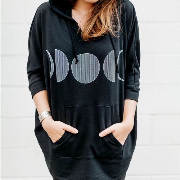 Moon phases hoodie - Picture 3 of 5